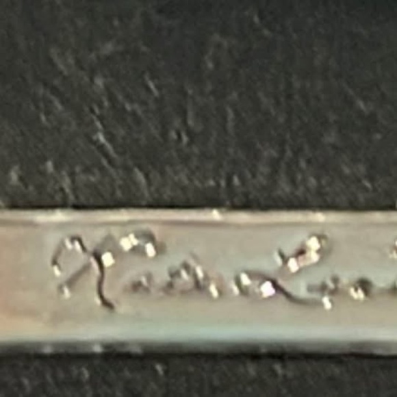 00018 Kate Landry Evening Clutch Rhinestones Silver Chain Used Once - Picture 3 of 3